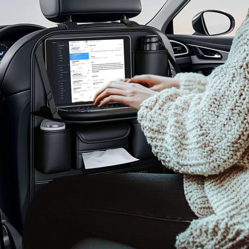 TECH-PROTECT UCA100 organizador de asiento trasero para coche negro