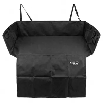 NEO TOOLS 11-474 Alfombrilla protectora universal para maletero de coches, SUV y familiares, impermeable, antisuciedad y antirrayaduras, negra, 145 x 120 cm