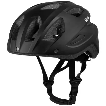 Vayox Kask Active Casco de bicicleta negro mate con LED M