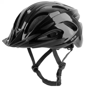 Kask Speed Casco negro brillante con luz LED, talla M (54-58 cm) de Vayox