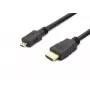 Cable Accura HDMI a Micro-HDMI 1,8 m 4K alta velocidad con Ethernet negro