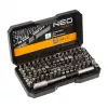 NEO TOOLS set de 99 puntas de destornillador con mango, acero S2, hexágono de 1/4