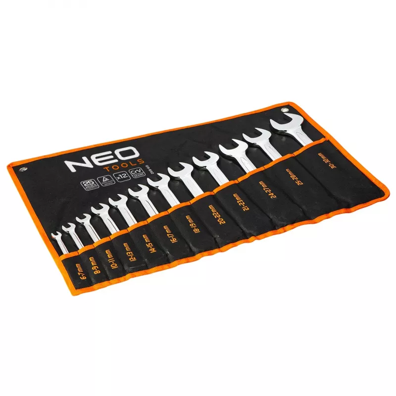 NEO TOOLS juego de llaves de boca doble 6-32 mm, 12 piezas
