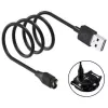 Cable de carga USB-A Beline para smartwatches Garmin 1 m negro