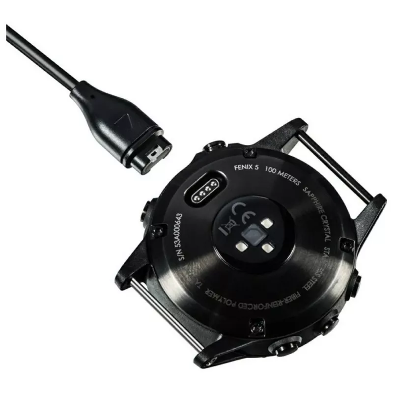 Cable de carga USB-A Beline para smartwatches Garmin 1 m negro