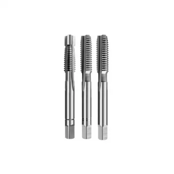 Juego de machos de roscar manuales M12 DIN 352 6HX HSSE INOX EL-CUT 3 piezas, métrico paso grueso