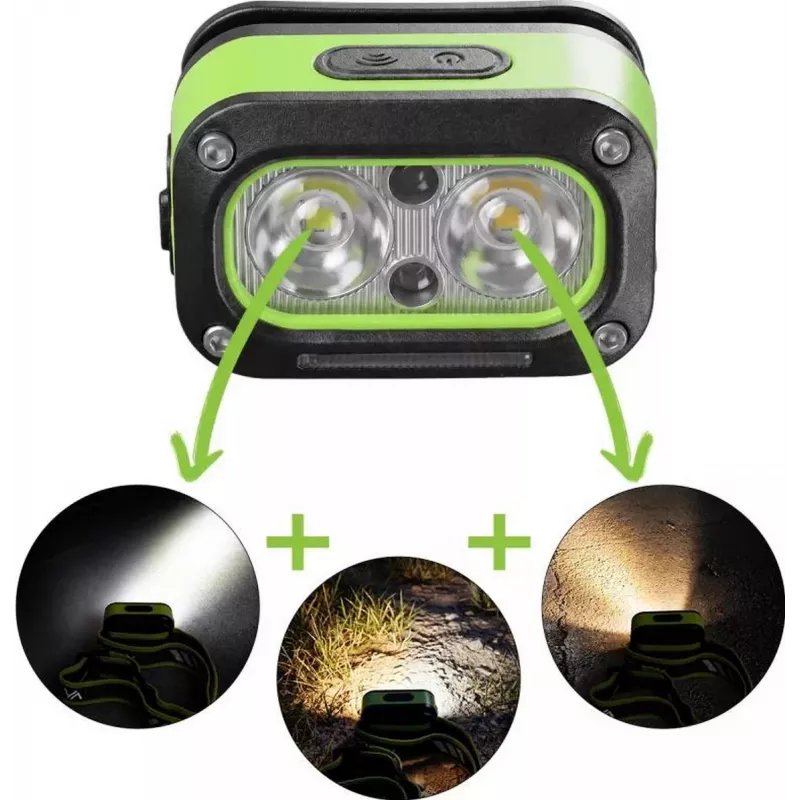 Vayox VA0453 Lámpara de trabajo LED multifunción con altavoz Bluetooth 2x5W 450lm 8000mAh