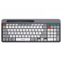 TRACER SHARP Teclado inalámbrico, 2,4 GHz, tamaño completo, QWERTY, Negro