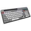 TRACER SHARP Teclado inalámbrico, 2,4 GHz, tamaño completo, QWERTY, Negro