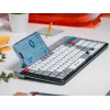 TRACER SHARP Teclado inalámbrico, 2,4 GHz, tamaño completo, QWERTY, Negro