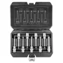 NEO TOOLS Puntas Torx en llave de vaso 100 mm, juego de 9