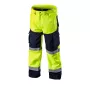 NEO TOOLS Pantalón softshell de alta visibilidad, amarillo fluorescente, talla XL