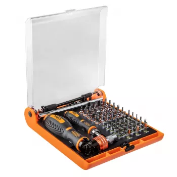 NEO TOOLS Juego de puntas de destornillador con portapuntas, 73 piezas