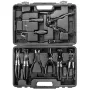 NEO TOOLS Juego de 9 alicates para abrazaderas de manguera con mangos ergonómicos y maletín