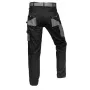 NEO Tools 81-238-XXXL Pantalón de protección, gris/negro/naranja, tejido elástico, 9 bolsillos, EN ISO 13688
