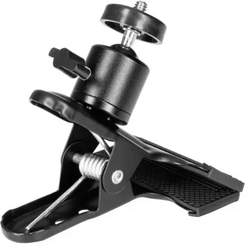Camrock BH-1 abrazadera universal con mini rótula, capacidad de carga 1 kg, aluminio (CR2158)