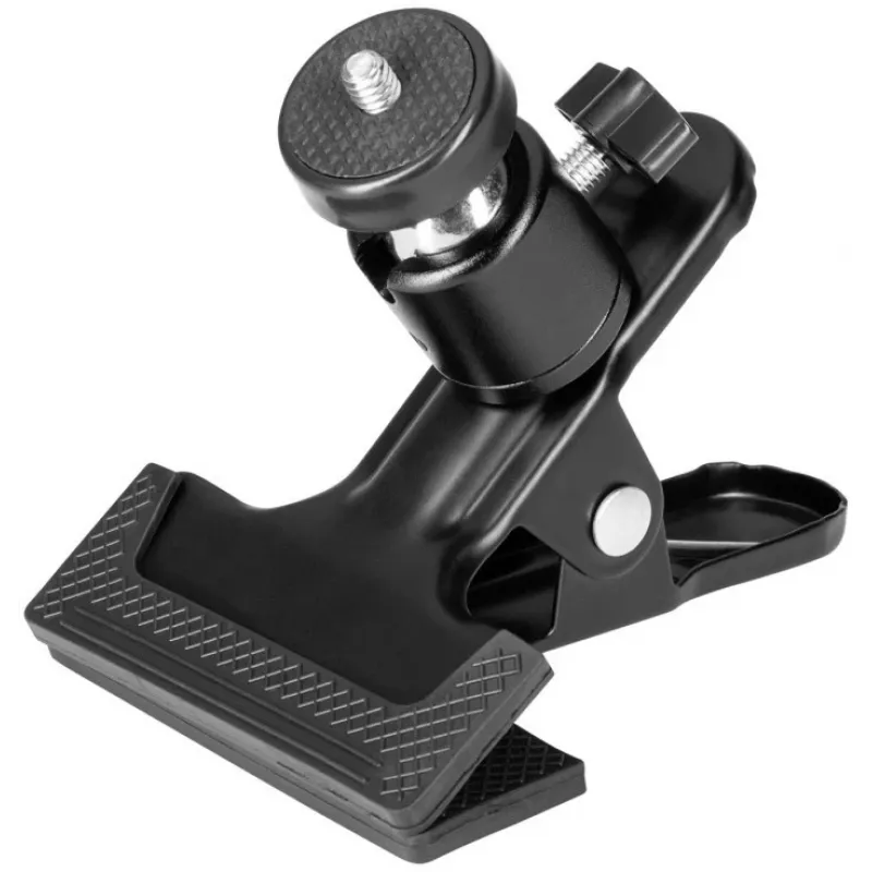 Camrock BH-1 abrazadera universal con mini rótula, capacidad de carga 1 kg, aluminio (CR2158)