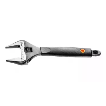 Llave ajustable Neo Tools 250 mm, apertura 0-50 mm, acero cromo-vanadio, fosfatada, DIN 3117