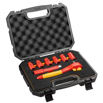Juego de vasos aislados NEO TOOLS 01-307 1000V, 8 piezas, accionamiento 1/2