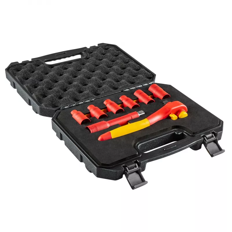 Juego de vasos aislados NEO TOOLS 01-307 1000V, 8 piezas, accionamiento 1/2