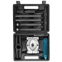 Extractor hidráulico de 3 brazos NEO TOOLS 10 toneladas con bomba manual, apertura 250 mm, brazos de cromo-vanadio, maletín de plástico (TOP-11-847)