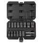 NEO TOOLS juego de llaves de vaso 1/2 para tuercas dañadas, 16 uds.