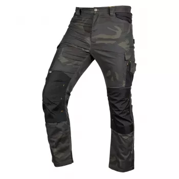 NEO TOOLS Mix&Match pantalón de trabajo, Canvas, reforzado con Cordura, verde camuflaje, talla XXXL