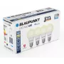 Blaupunkt bombilla LED E27 A60 570 lm 6W 2700K, 4 unidades (BLAUPUNKT-E27-6W-WW-4)