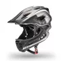 Rockbros TT-32SBTG-S casco de bicicleta infantil con mentonera desmontable, talla S, gris