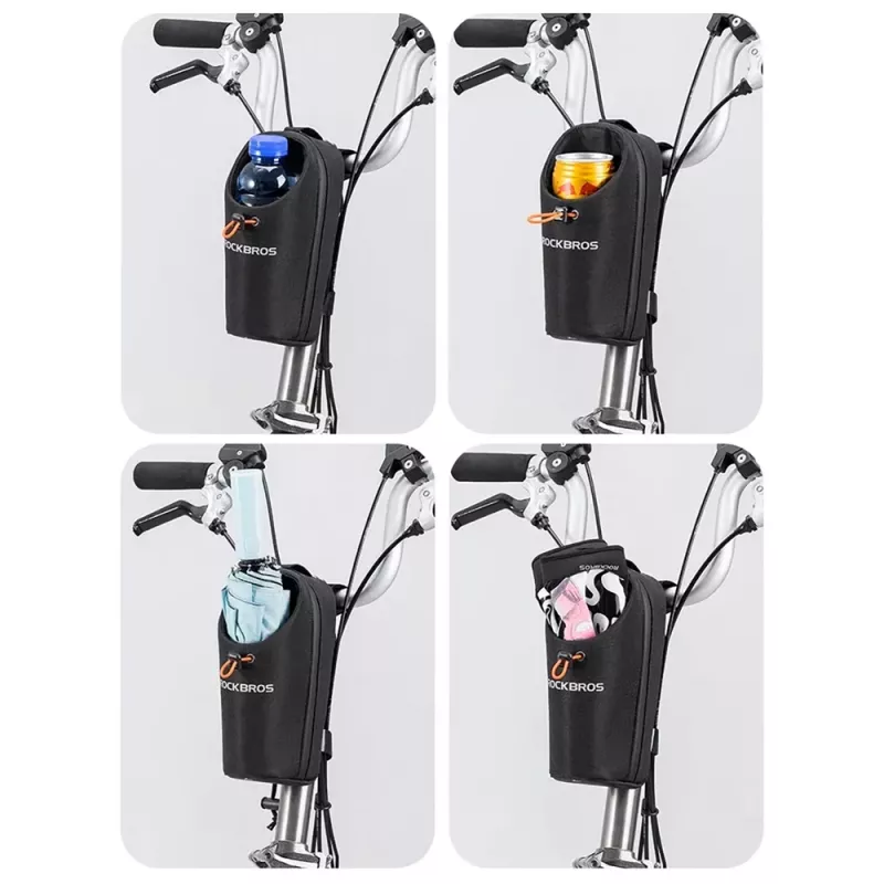 ROCKBROS P002 bolsa de manillar 1,5L para patinetes y bicicletas urbanas plegables