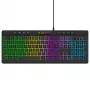 Teclado gaming con cable Wozinsky WKG-1044, membrana, retroiluminación RGB, negro, formato completo, USB-A, 104 teclas, anti-ghosting