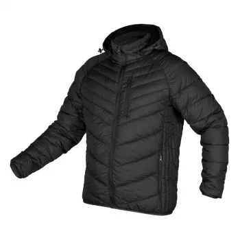 NEO TOOLS Chaqueta acolchada de plumón ligera Mix&Match, negra, talla XL