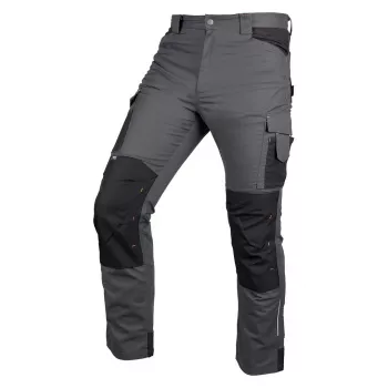 NEO TOOLS Pantalón de trabajo Mix&Match con refuerzos Cordura, gris-negro, talla XXL