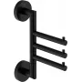 DEANTE ADJ_N131 Gancho de pared triple giratorio cromado