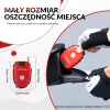 Candado de cable retráctil Rockbros 32420981001 rojo - candado de combinación de 3 dígitos, 90 cm de acero trenzado