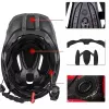 Rockbros TT-32SBPP-S casco de bicicleta para niños convertible con protector de barbilla extraíble, lila-rosa, talla S (48-53 cm)