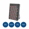 MEDIVON Lumera panel de fototerapia LED, luz roja e infrarroja, 120 LEDs, 630–1060 nm