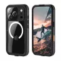 Funda impermeable IP68 Crong Seal Cover para iPhone 17 Pro (negro)