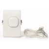 Funda protectora de piel PU gris LOVEINSTANT para Fujifilm Instax Mini LiPlay+ cámara instantánea híbrida con correa de hombro