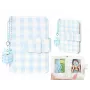 Álbum de fotos de bolsillo LOVEINSTANT para 28 fotos Instax Mini y Zink, azul cuadros