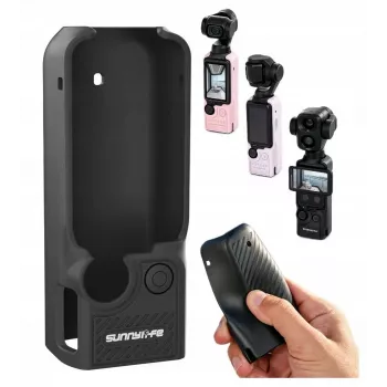 SUNNYLIFE OP4-BHT200-D funda protectora TPU para DJI Osmo Pocket 3 / 4 / 4P - Negro
