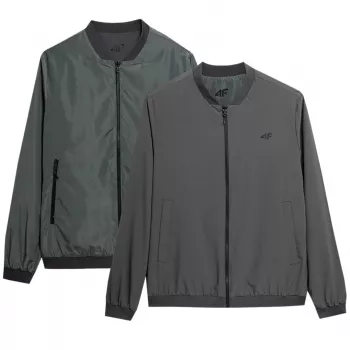 Chaqueta reversible para hombre 4F M013 oliva/gris SS23