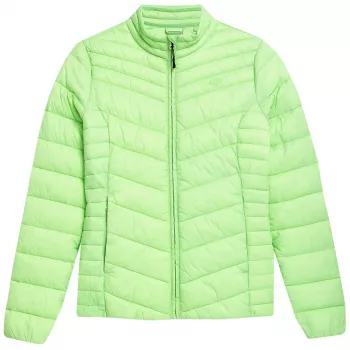 Chaqueta de plumón para mujer 4F F094 verde oscuro 41S | Chaqueta acolchada ligera