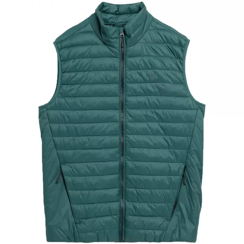 Chaleco acolchado para hombre 4F M062 verde talla L