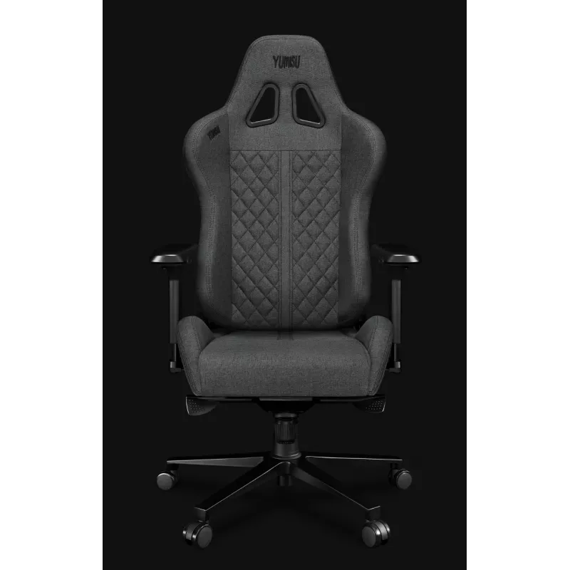 Yumisu 2050 silla gaming material gris/negro