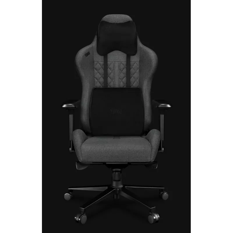 Yumisu 2050 silla gaming material gris/negro
