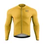 ROCKBROS Road to Sky Maillot de ciclismo de manga larga para hombre Amarillo M