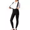 ROCKBROS Culote con tirantes para mujer YDCK006 TVI con badana, Talla S, Negro