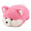 LEAN TOYS Zorro de peluche, pelo suave rosa, 16 cm