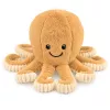 LEAN TOYS Pulpo de peluche con tentáculos elásticos Beige 30 cm